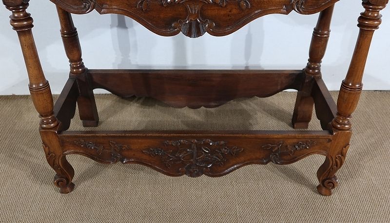 photo buy French Provencal Kneader In Solid Walnut, 19th Century