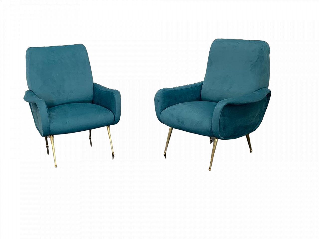 Pair Of Armchairs Model Lady In The Style Of Marco Zanuso, 1950s