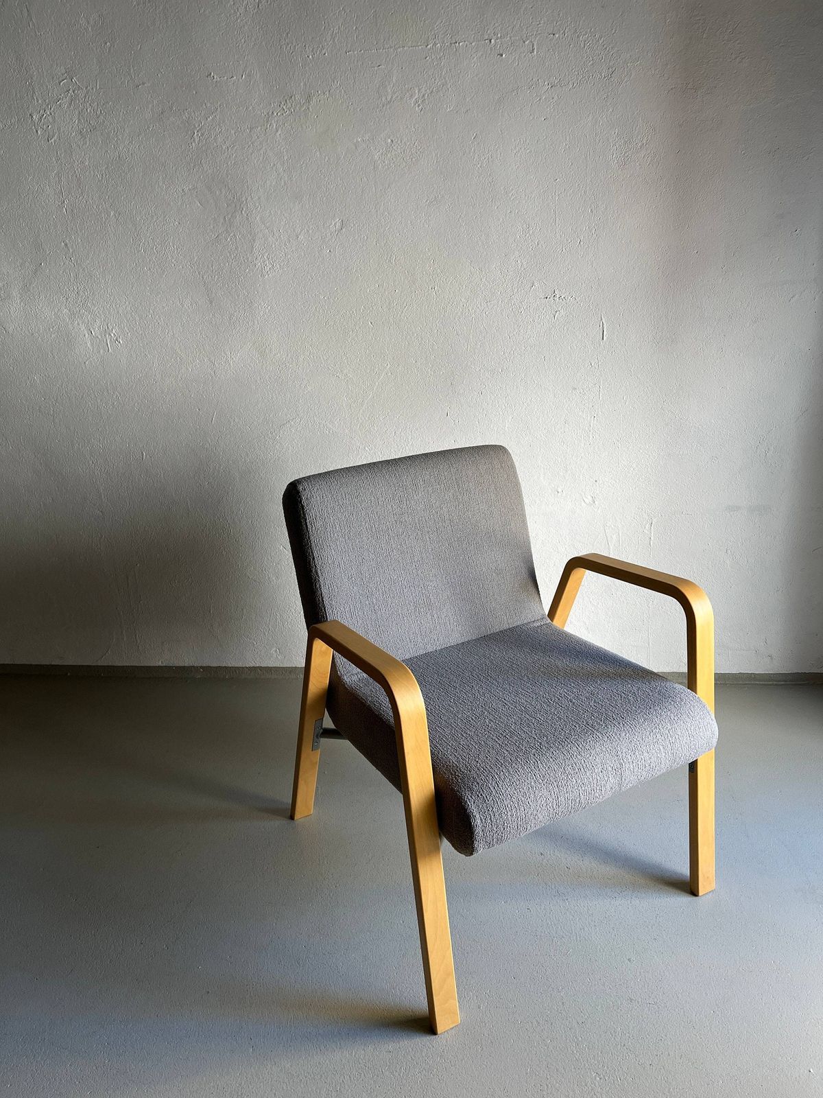 photo for sale Scandinavian Gray Easy Chair/Birch/Vintage