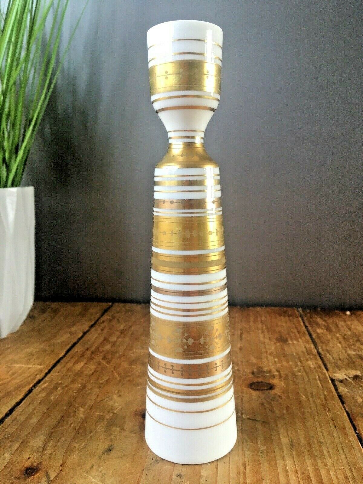 Rosenthal Studio Line Bjorn Wiinblad Quatre Couleurs Scandi Candlestick Holder.