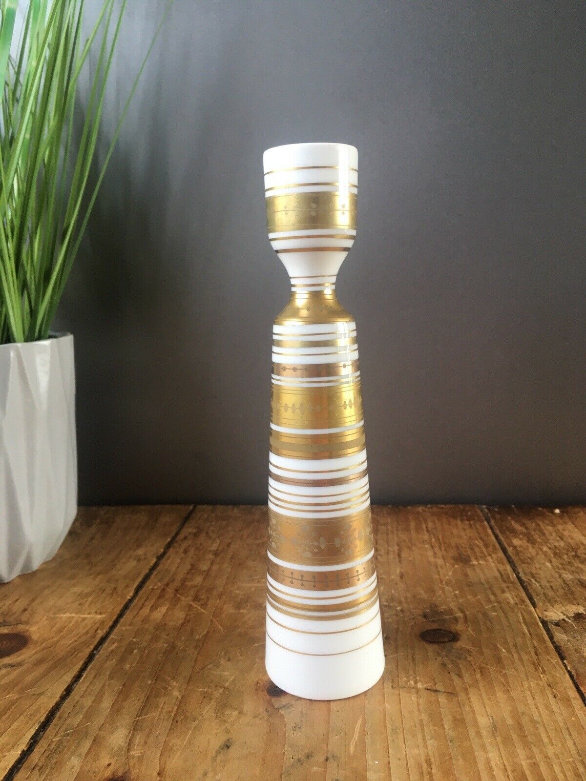 Rosenthal Studio Line Bjorn Wiinblad Quatre Couleurs Scandi Candlestick Holder. photo for sale