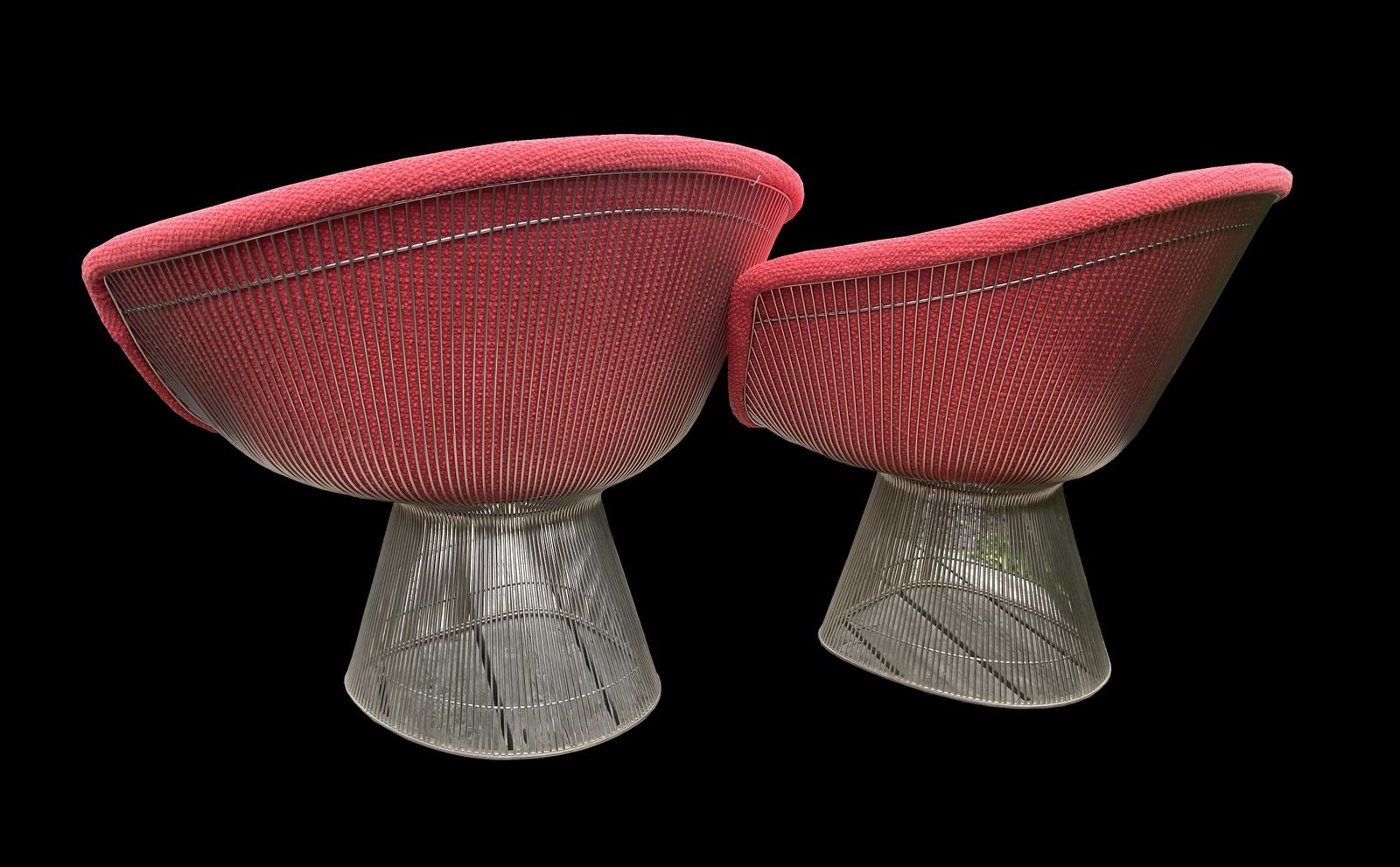 Pair Of Warren Platner Lounge Chairs For Knoll International. photo vinterior