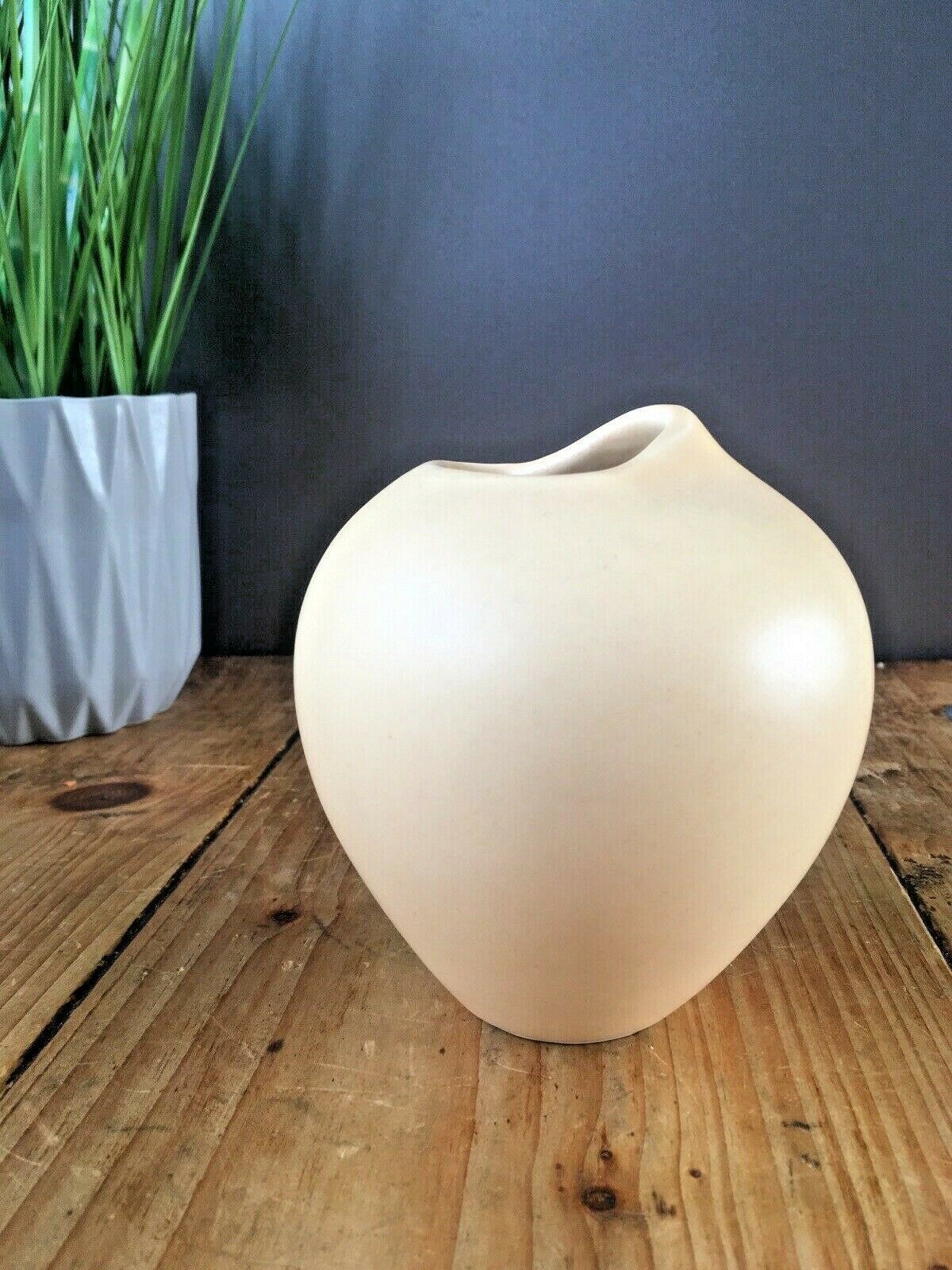 Rare 50s Mid Century Zell Schmider Keramik West German Pottery African 4166 Vase photo 55.0