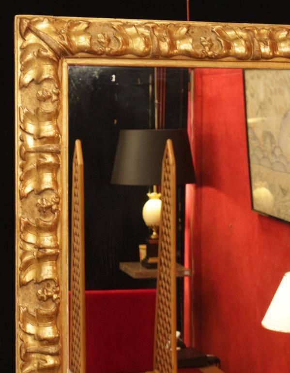 Mirror In Gilt Wood And Gesso From The 19th Century Period Of Napoleon III photo 3117.36