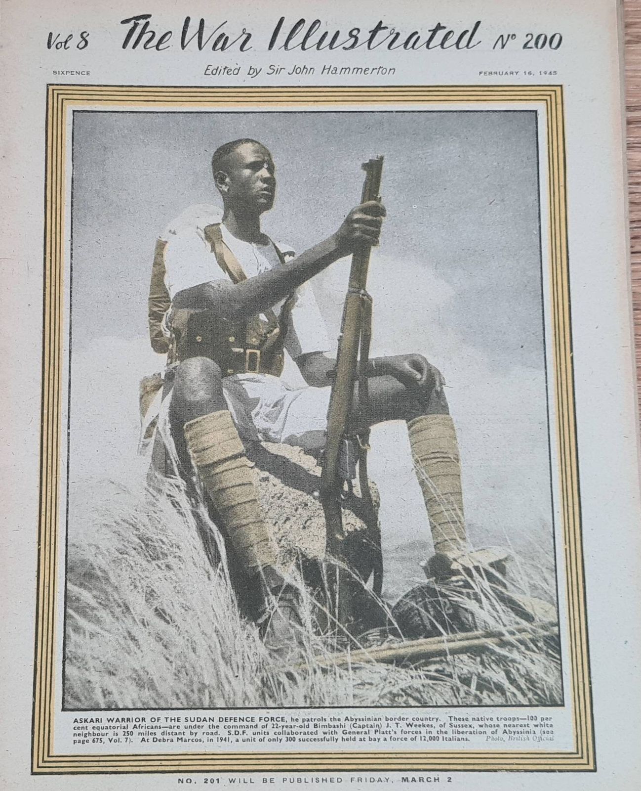 The War Illustrated   Original Newspaper From World War Two photo vinterior