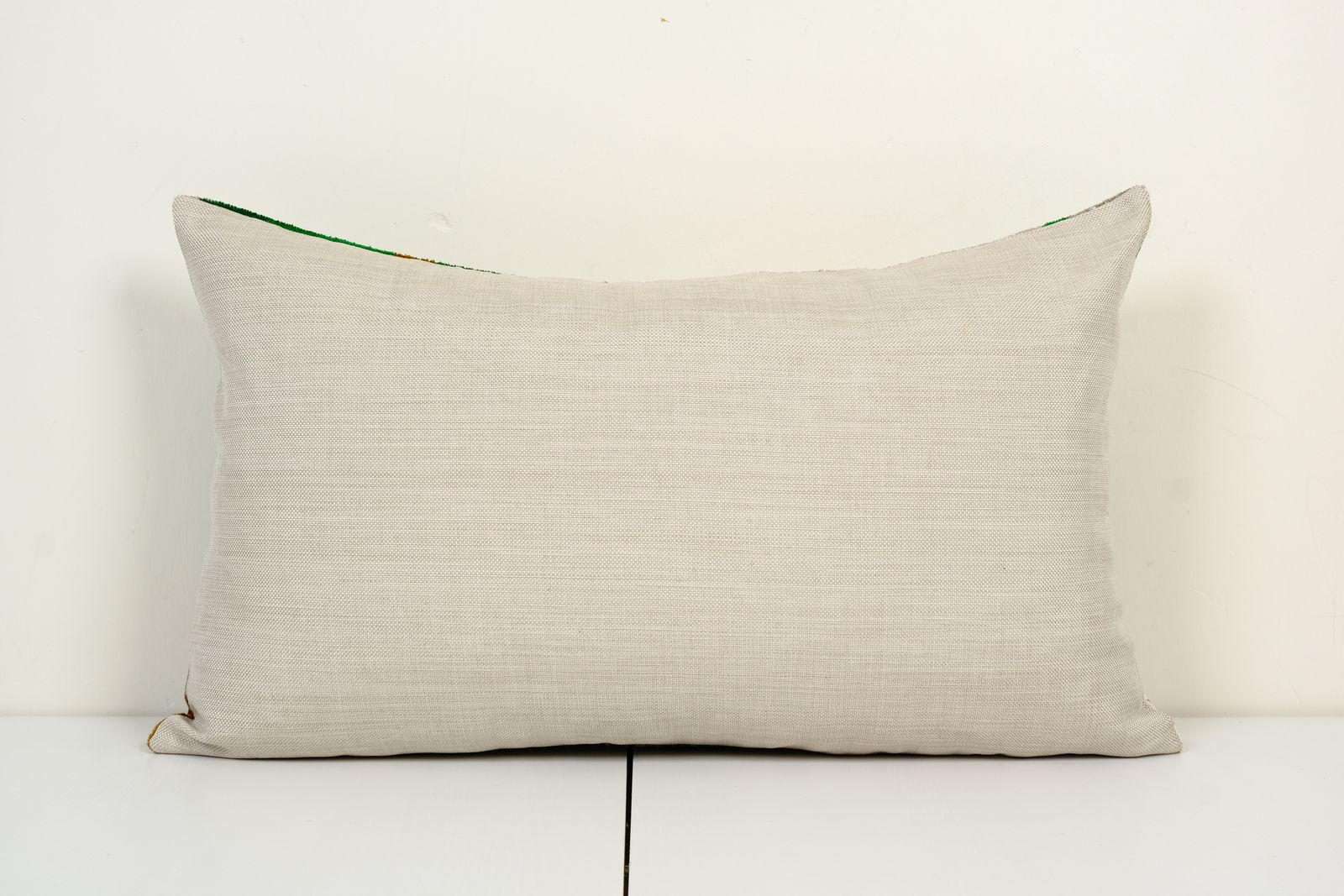 Ikat Velvet Pillow Cover, Tiger Silk Velvet Lumbar Pillow Cover, Uzbek Animal Cushion Cover 16" X 24" photo furniture