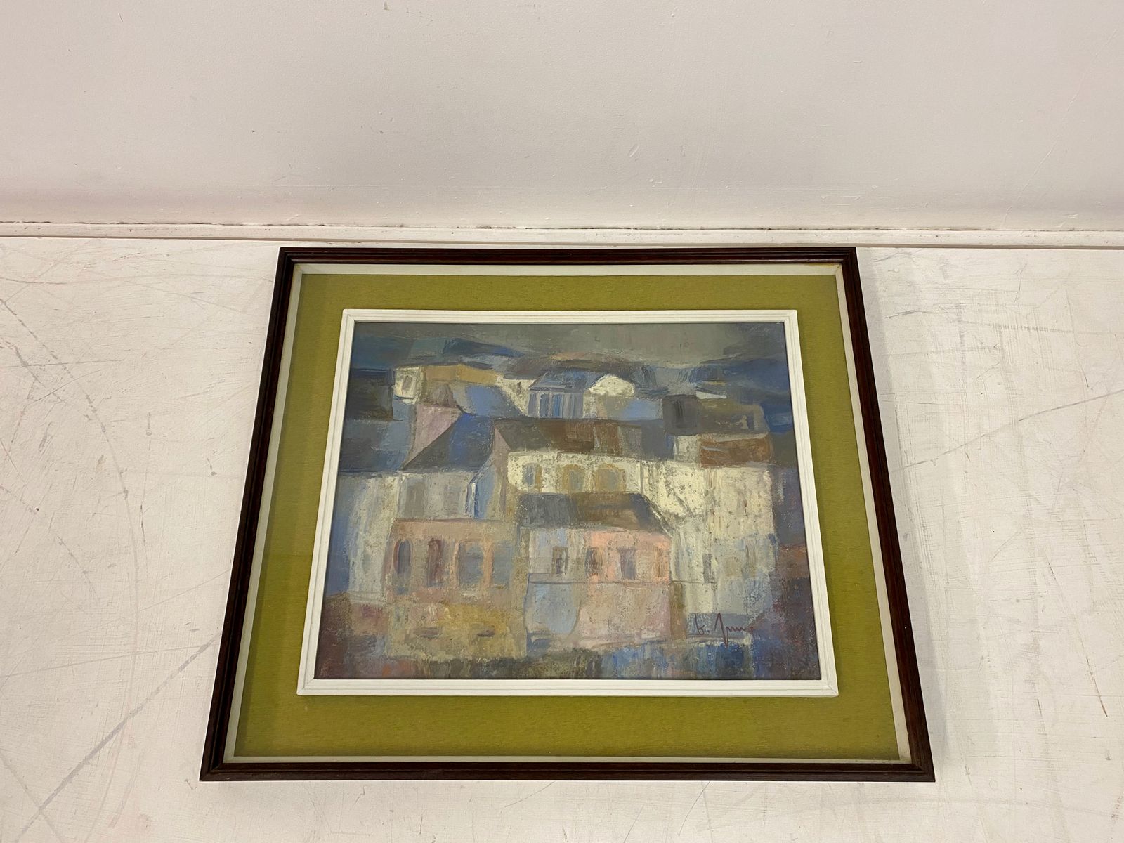 1970s Italian Painting, Oil On Canvas photo vintage