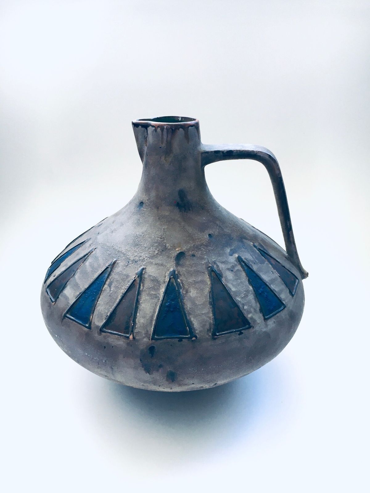 Vintage El Pozo Ceramics Handarbeit Karaf, West Duitsland, Ca. Jaren 1960 photo for sale