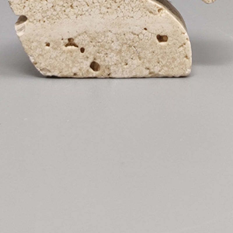 1970s Original Travertine Horse Sculpture By Enzo Mari For F.Lli Mannelli photo buy