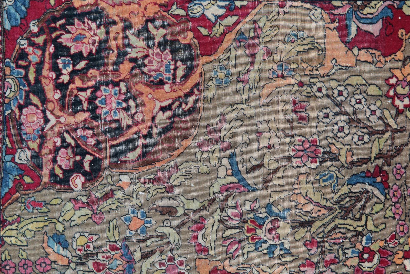 Traditional Antique Rugs Handknotted Oriental Area Green Wool Carpet photo 9800.0
