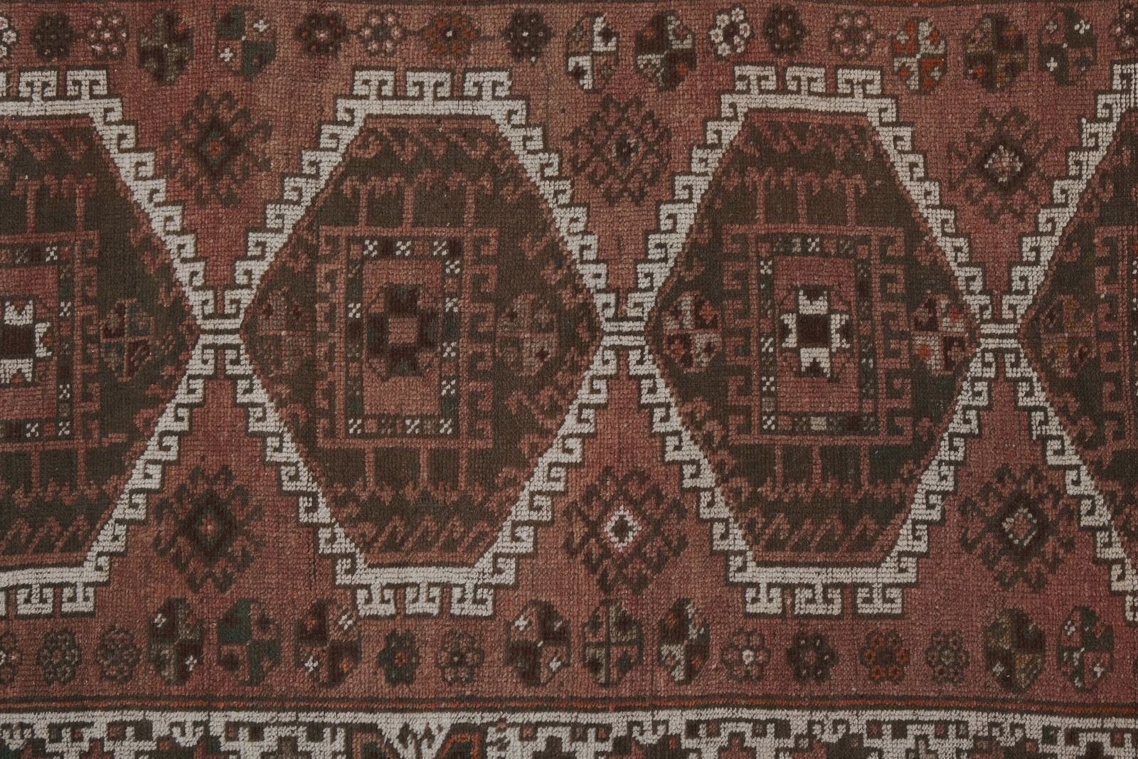 Kurdish Hand Knotted Distressed Tribal Runner 4'4'' X 8'7'' photo 557.0