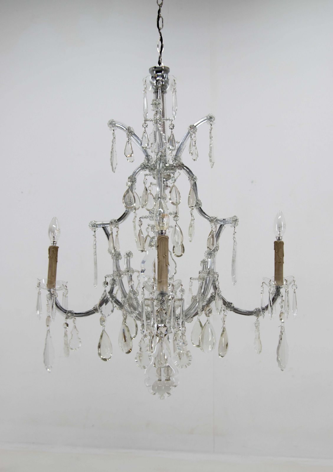 Maria Theresa Crystal Chandelier, Austria, 1900s photo furniture