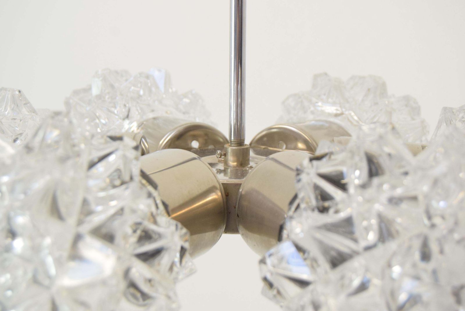 Mid Century Chandelier Kamenický šenov, 1960´S photo vintage