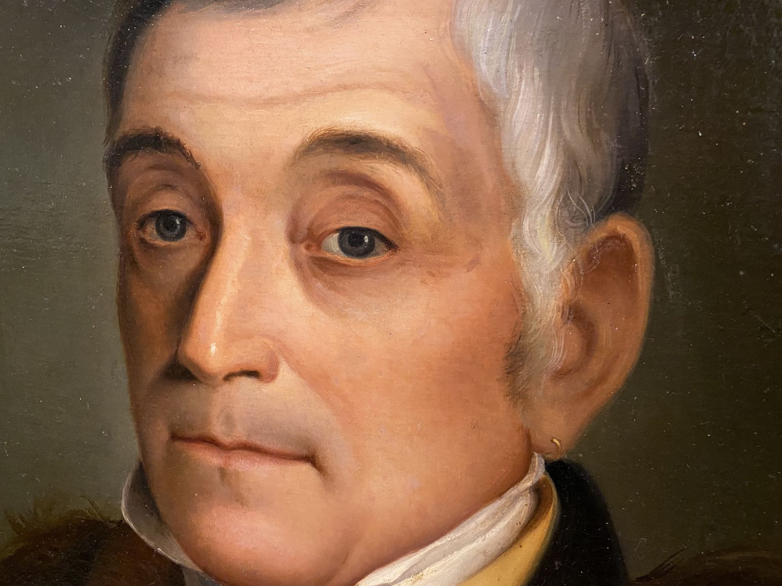 Oil Painting   19th Century Portrait Of A Masonic Gentleman photo for sale