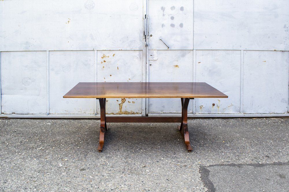 Rosewood Table By Gianfranco Frattinis For Bernini Italy, 1957