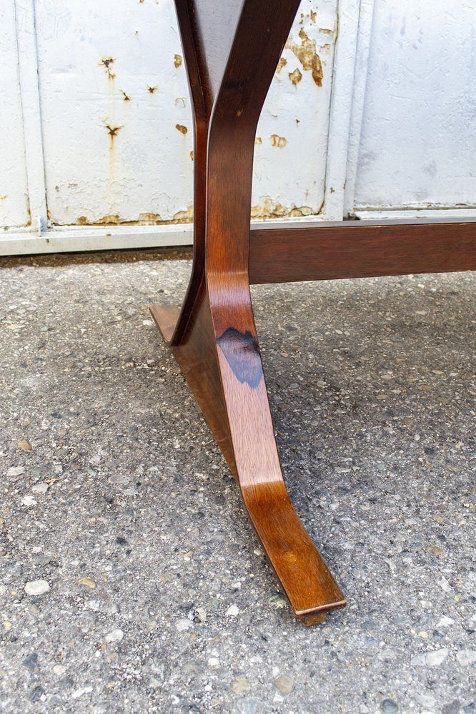 Rosewood Table By Gianfranco Frattinis For Bernini Italy, 1957 photo vinterior
