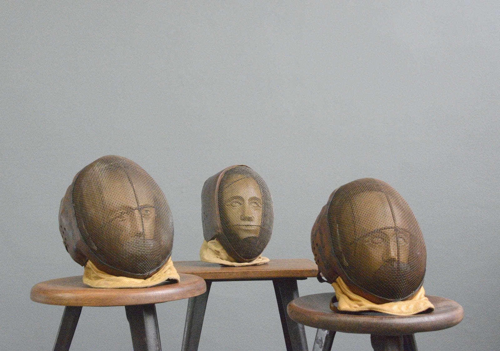 Collection Of Fencing Equipment Circa 1920s photo furniture