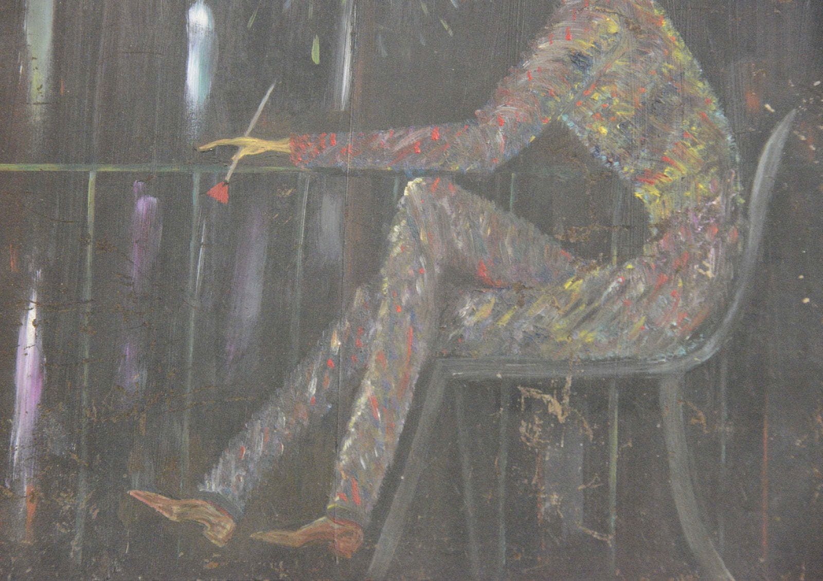 Modernist Oil On Board Paintings Circa 1940s photo 395.0