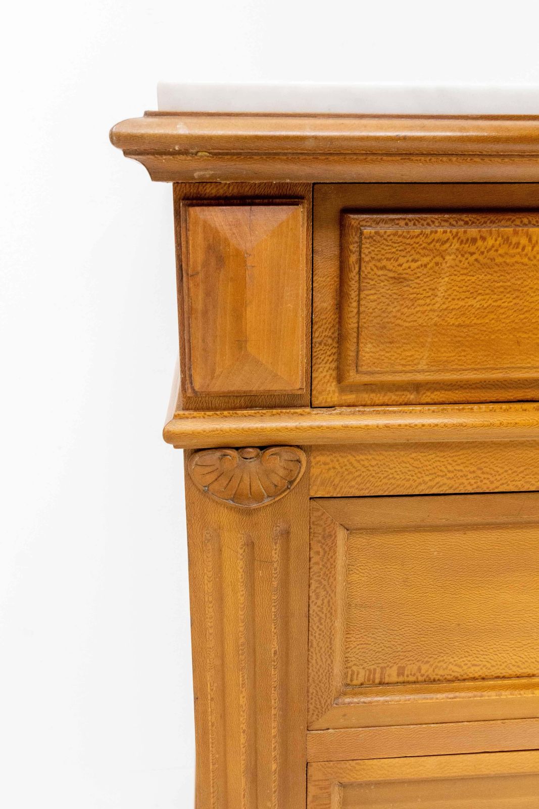 Mobilier Commode Louis-Philippe, plateau en marbre, XIXe siècle photo