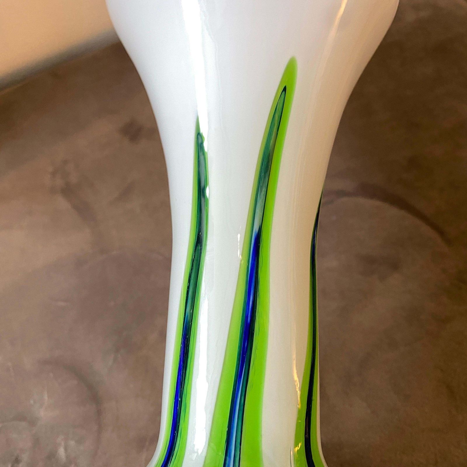 photo furniture 1970s Mid Century Modern Glass Italian Vase In The Style Of Carlo Moretti
