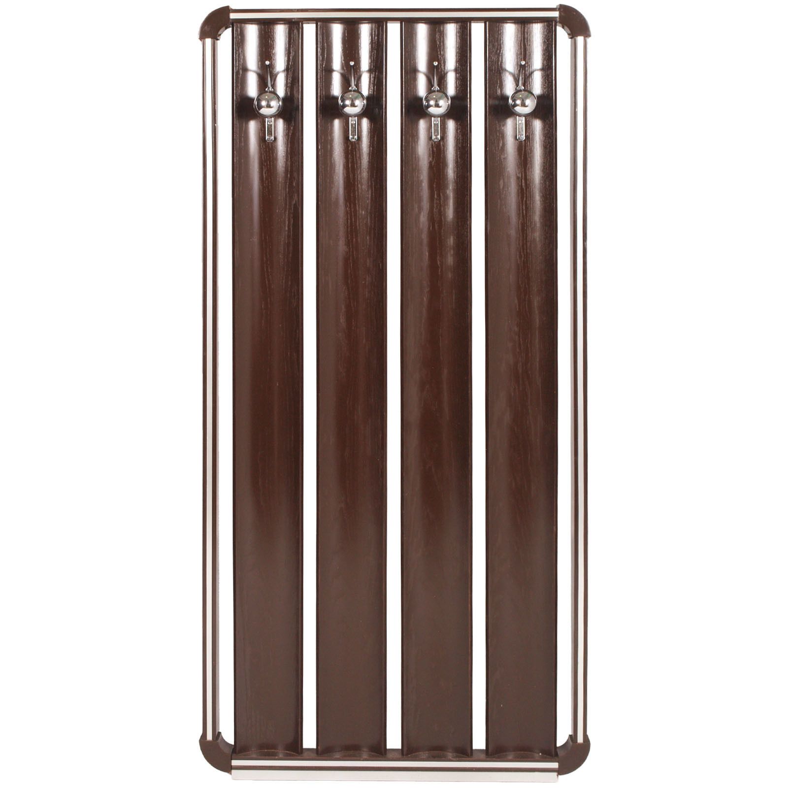1960s Coat Rack By Carlo De Carli For Fiarm In Curved Rosewood And Chromed Metal
