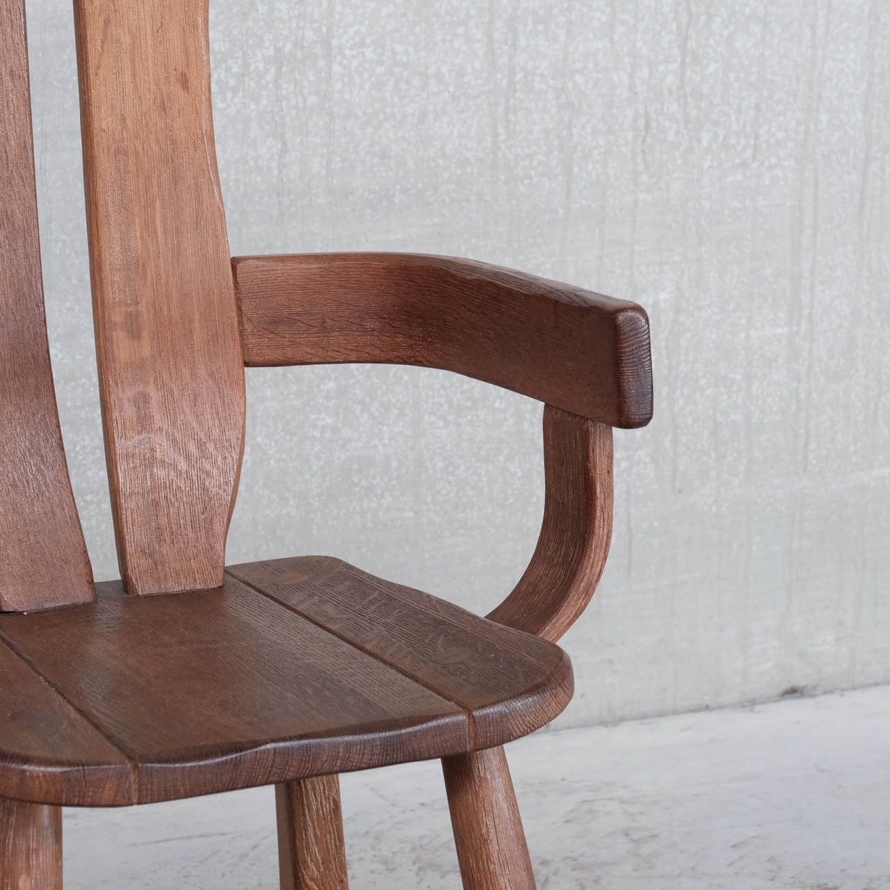 Set Of Four Oak Mid Century Dining Chairs photo buy