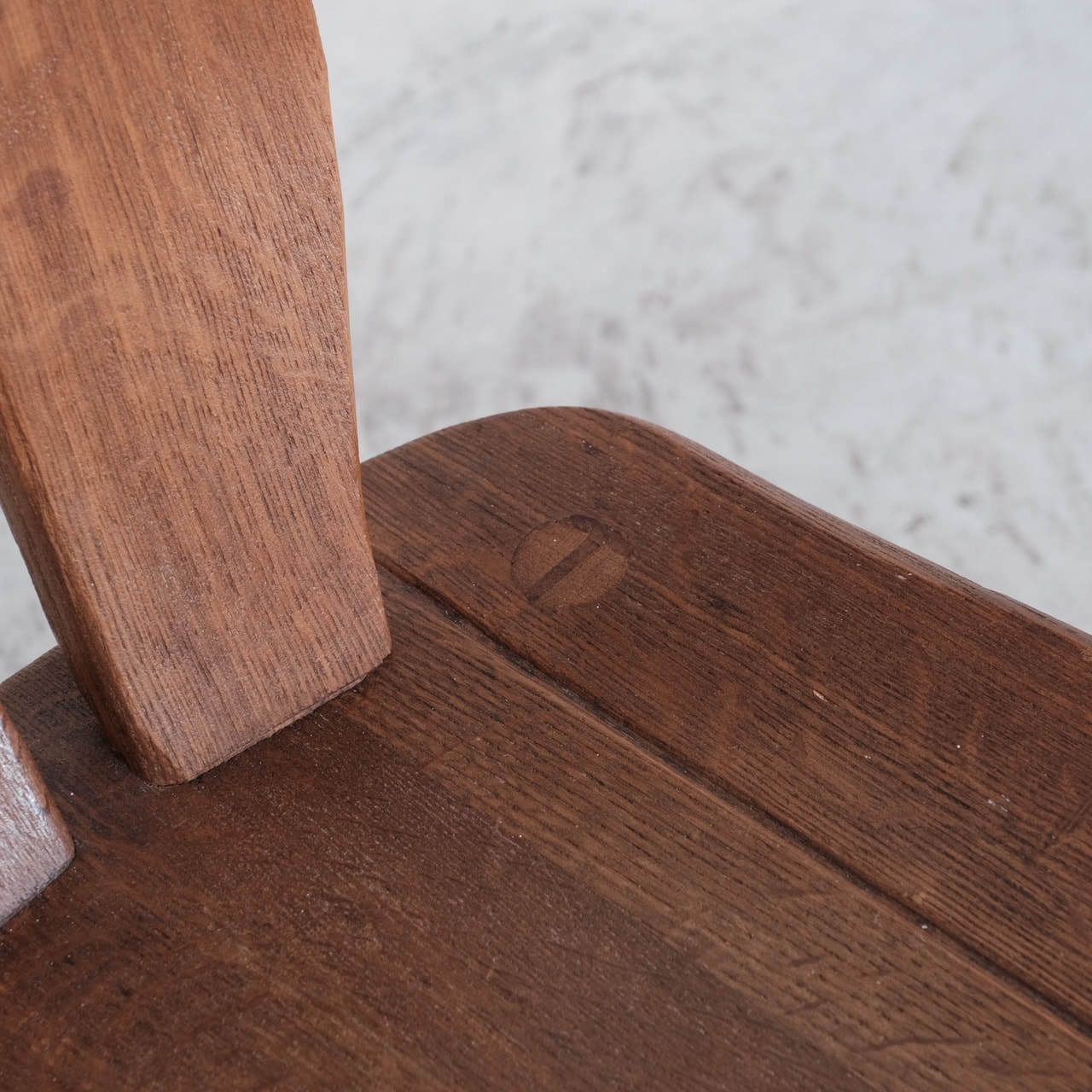 Furniture Set Of Four Oak Mid Century Dining Chairs photo