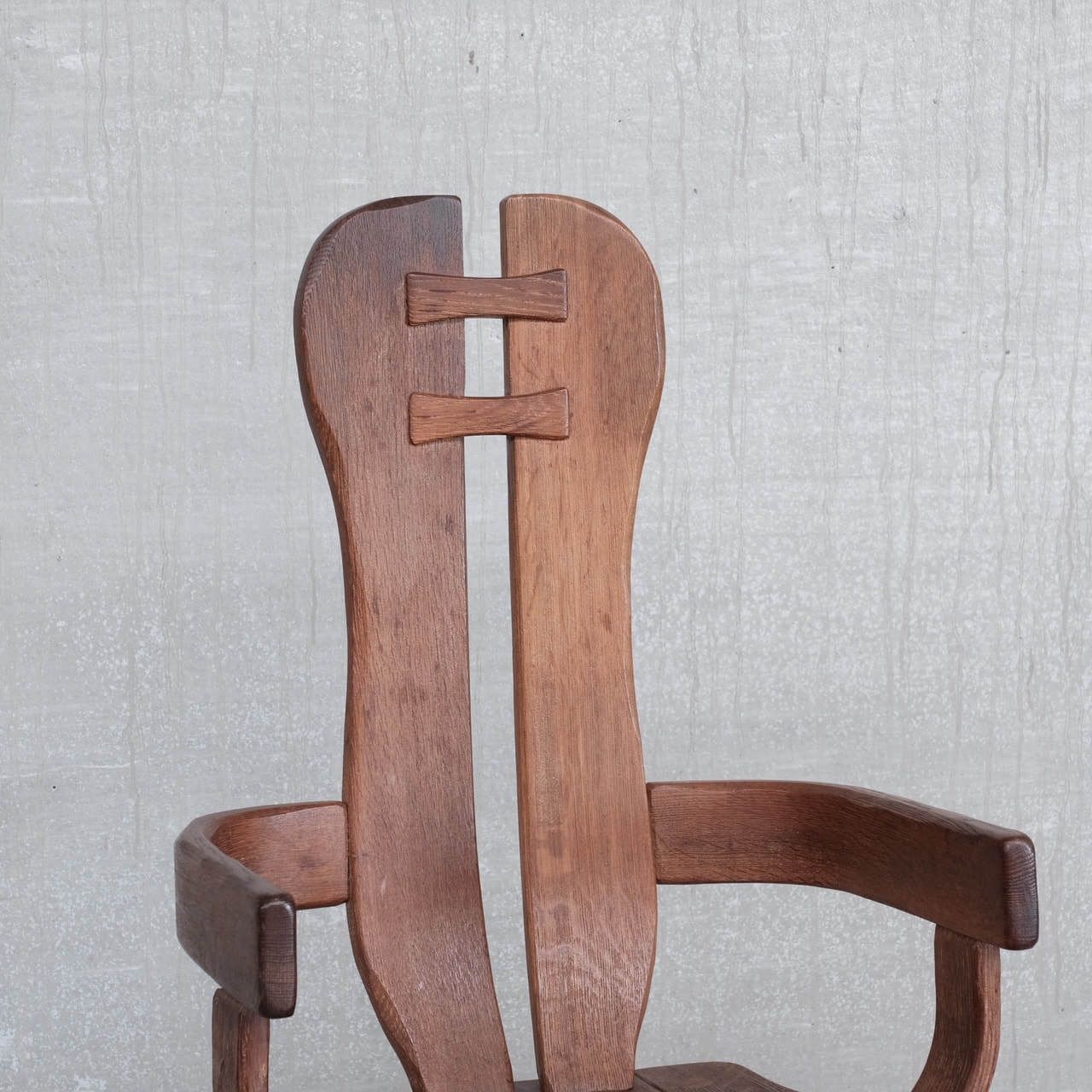 photo vinterior Set Of Four Oak Mid Century Dining Chairs