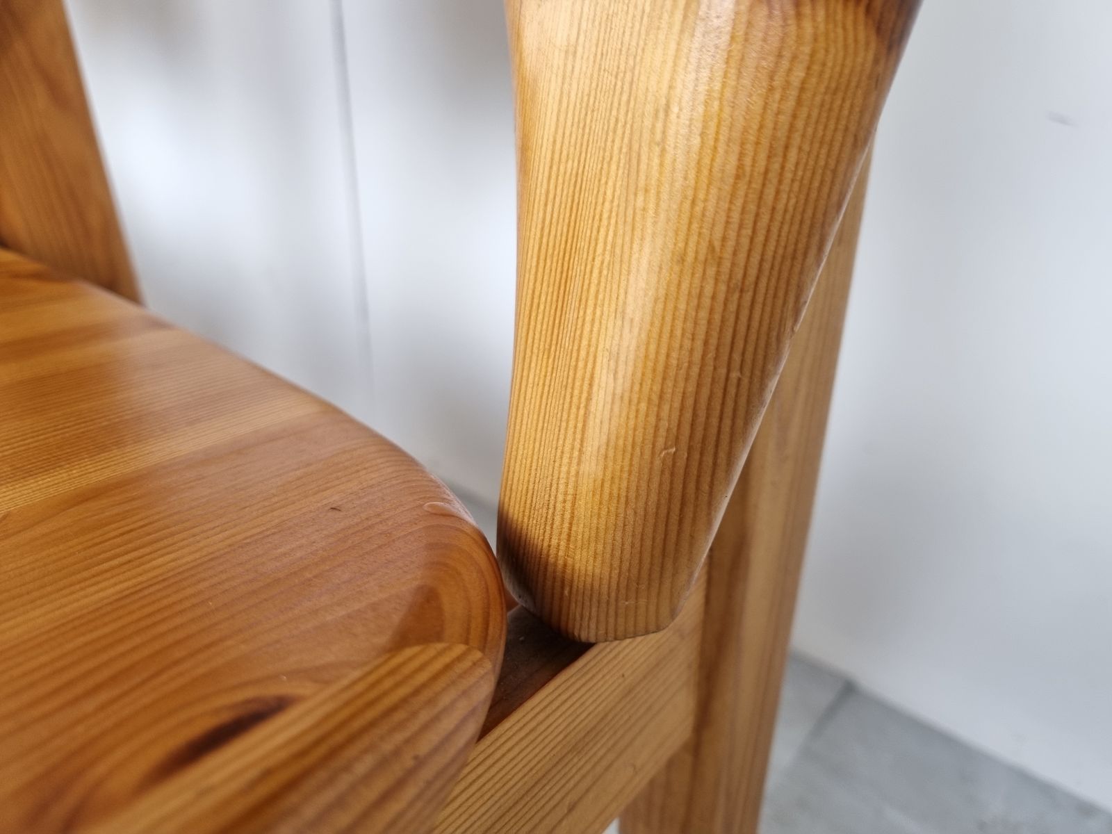 Rainer Daumiller Pine Wood Dining Chairs For Hirtshals Savvaerk   Set Of 4   1980s photo for sale