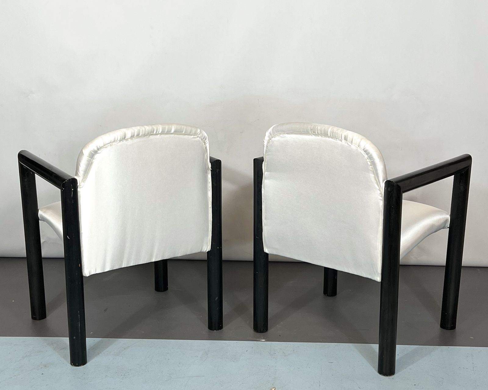 Furniture Mid Century Italian Modern Set Of 4 Armchairs From 70s photo