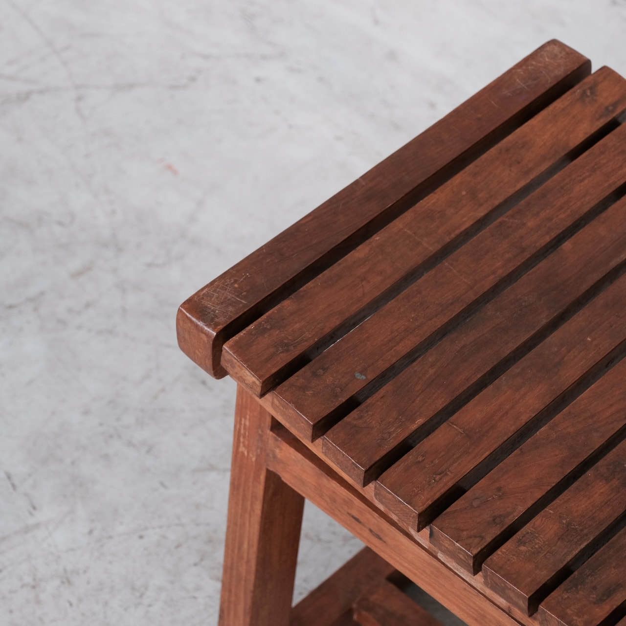 Pair Of Pierre Jeanneret Teak Stools Pj 011029 photo buy