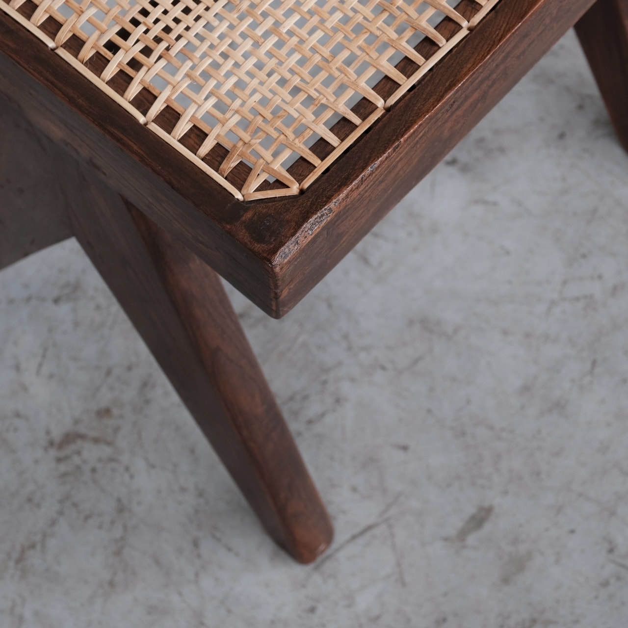 Pair Of Pierre Jeanneret Mid Century Stools Pj Si 34 A photo 11950.0