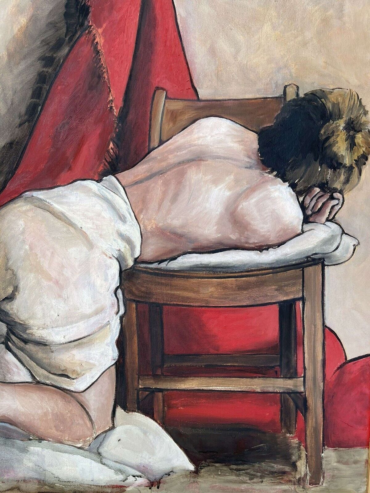 Reclining Nude By Jane Wheeler photo for sale