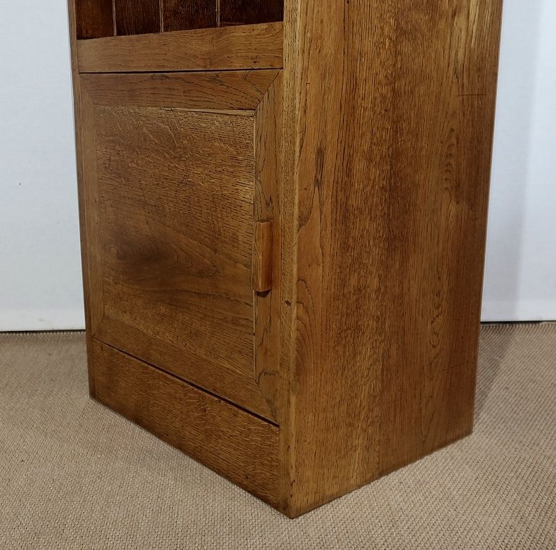 photo furniture Small Filing Cabinet In Solid Oak – 1950