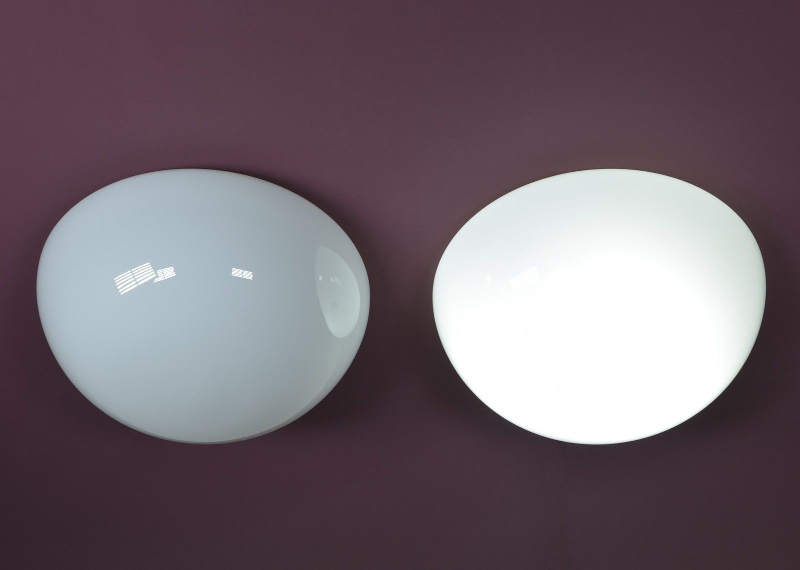Domed Opaline Surface Mount Lights photo vinterior