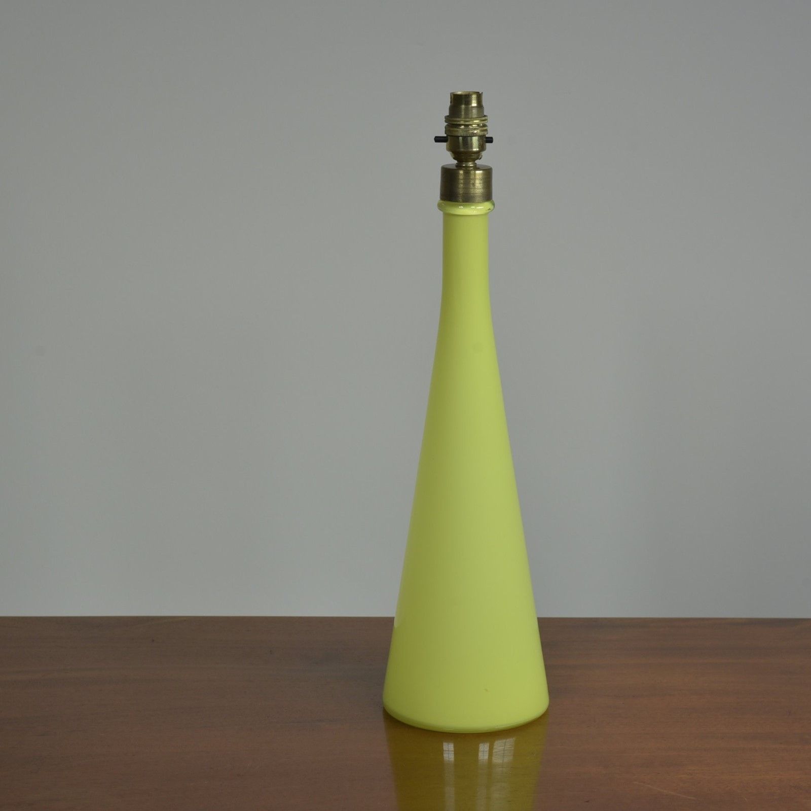 Scandinavian Primrose Glass Table Lamp photo for sale