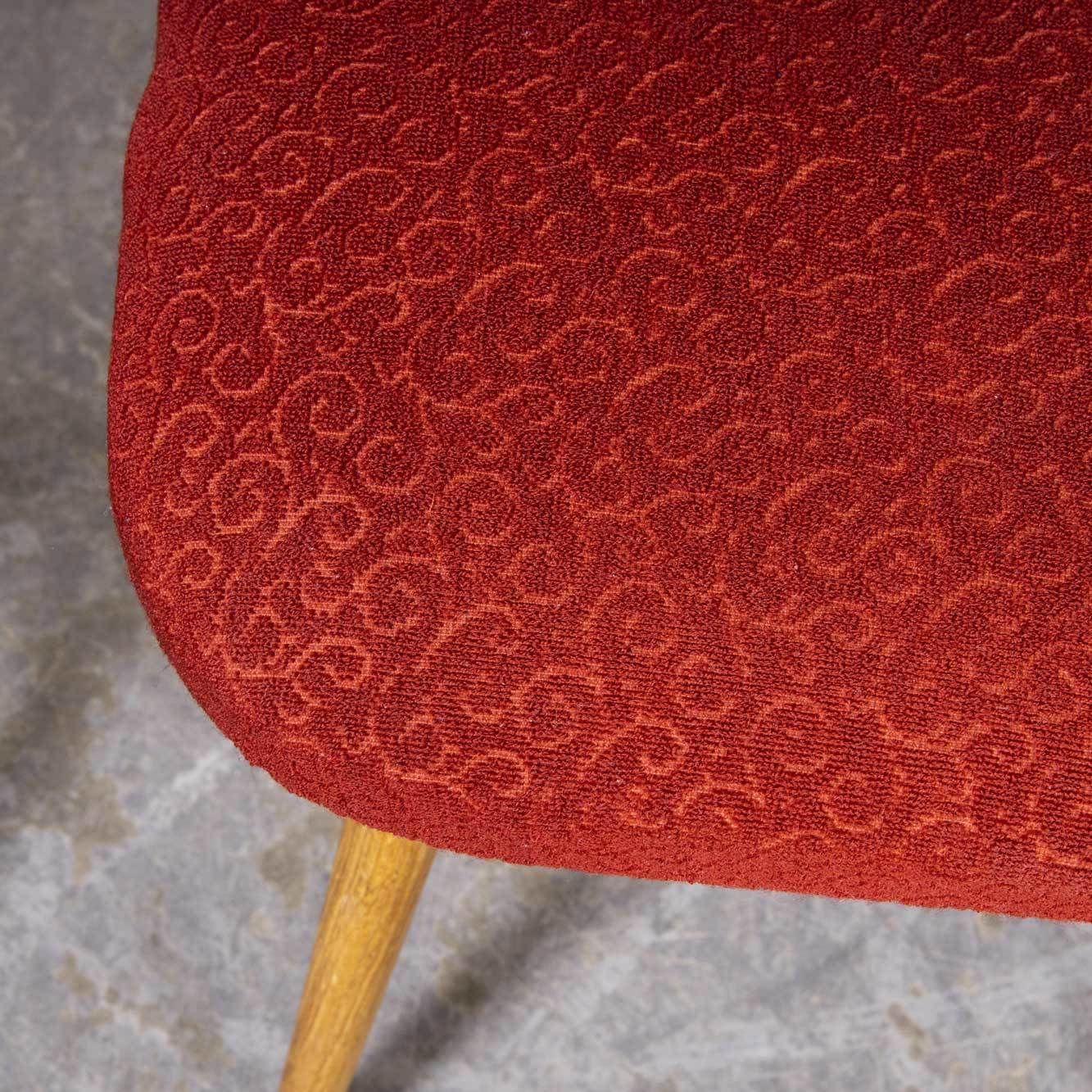 1960’s Set Of Three Upholstered Dining Chairs – Oswald Haerdtl. photo furniture