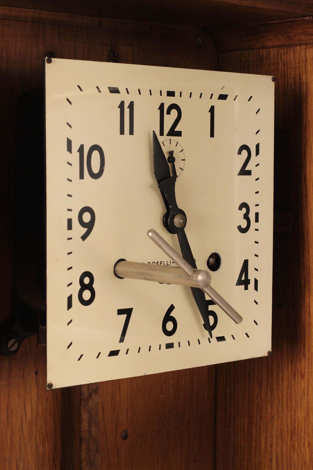 Home Decor 1920’s Bakelite Italian Railway Station Wall Clock From The Italian Riviera photo