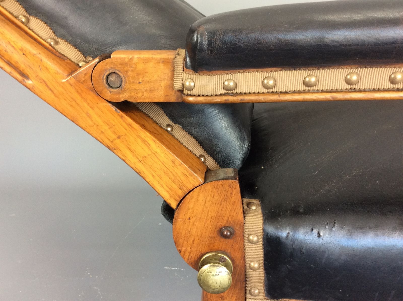 19th Century Scottish Reclining Library Reading Chair photo vinterior