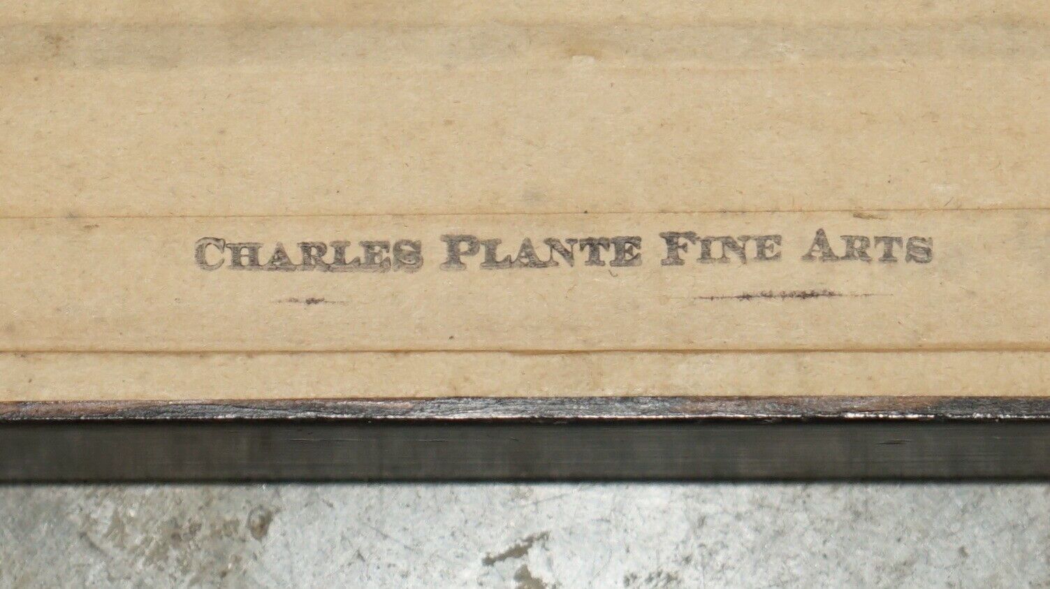 photo for sale Very Fine Circa 1850 French School Study Of The Side Of A Ship In Chalk On Paper