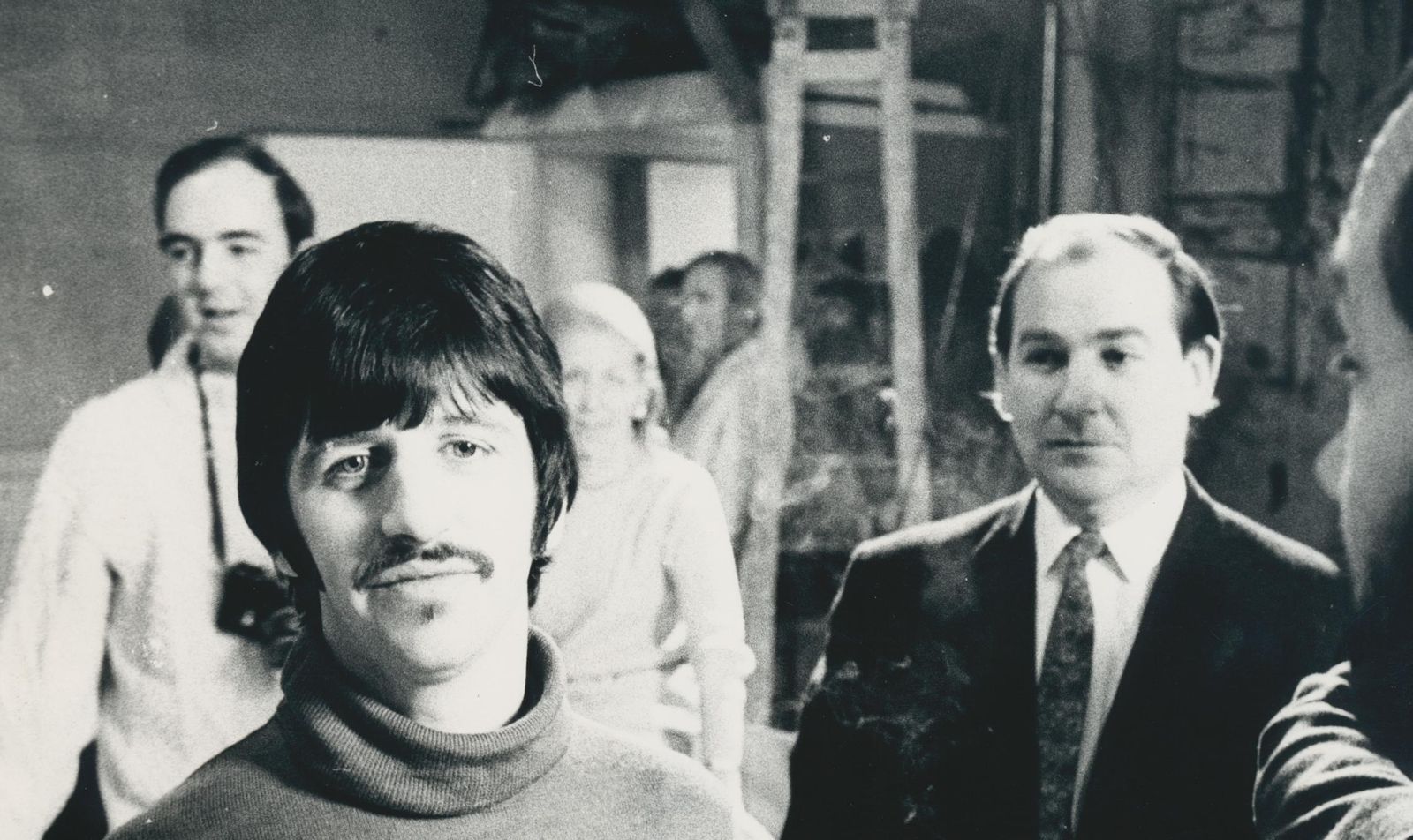 The Beatles, Ringo Starr, Black And White Photography, 1970s, 20,8 X 20,3 photo for sale