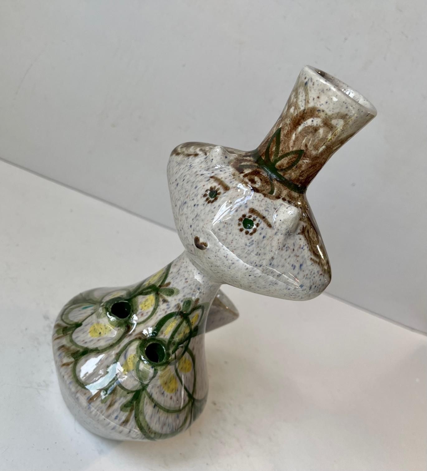 Glazed Sculptural Stoneware In The Style Of Pablo Picasso, 1960s photo vintage