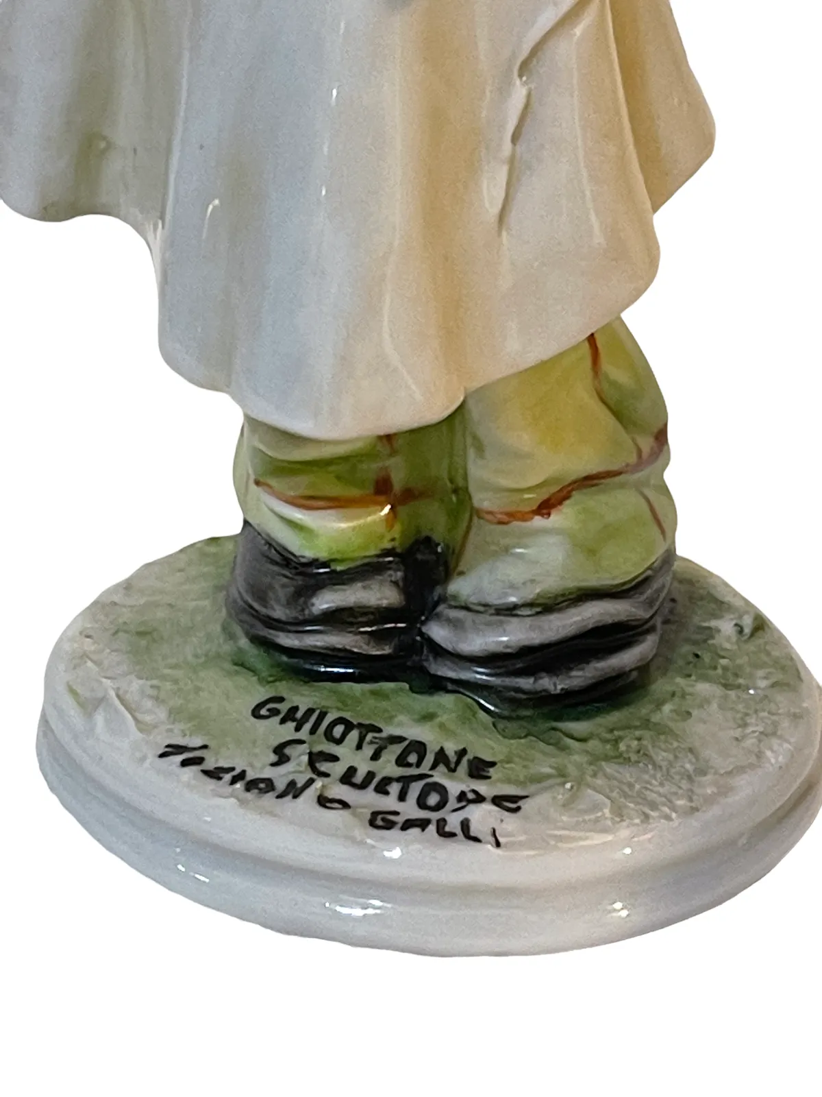 Capodimonte Figurine, 20th Century, Decorated And Signed Figure, Ghiottone photo Home Decor