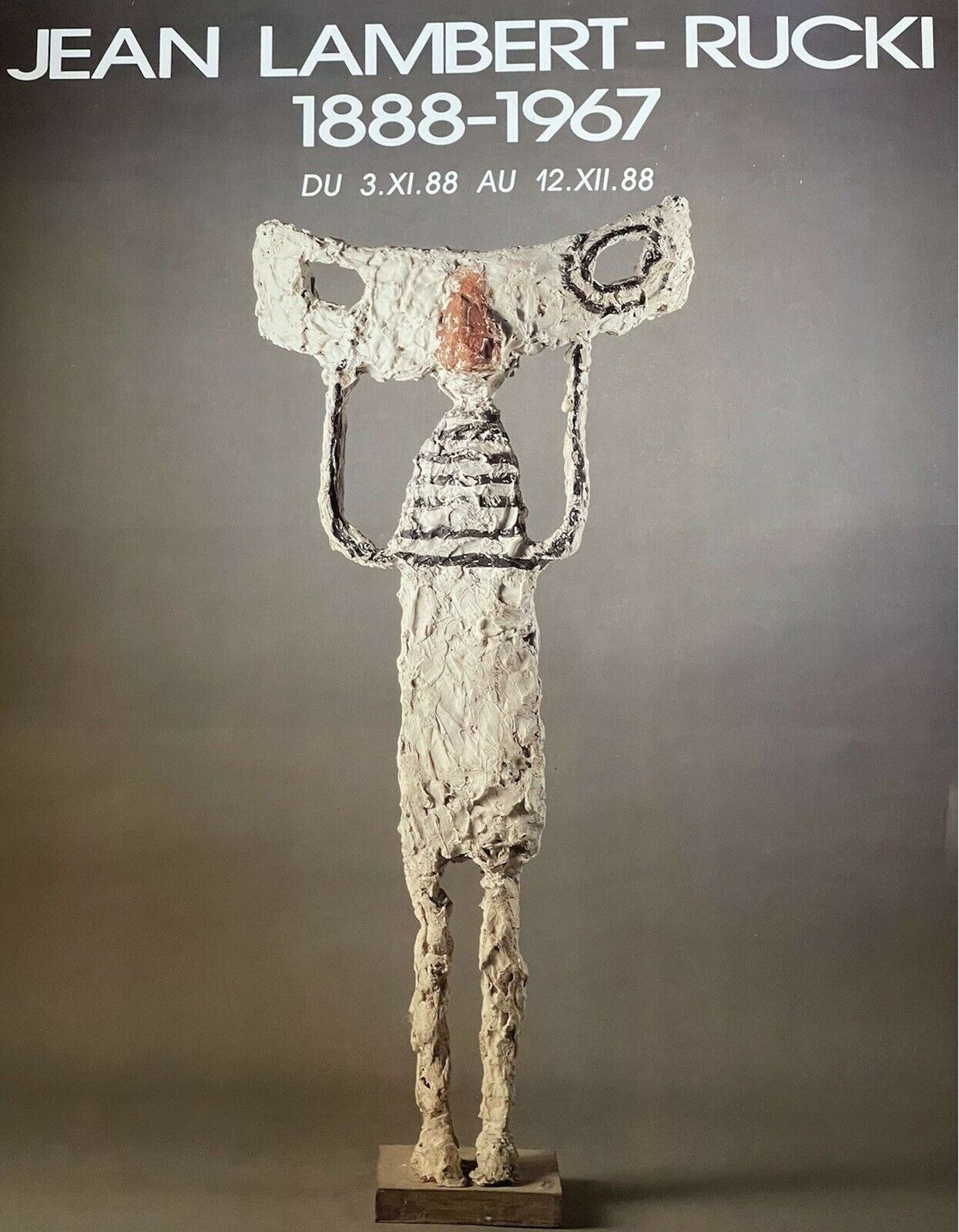 Jean Lambert Rucki Exhibition Poster 1988. photo 50.0