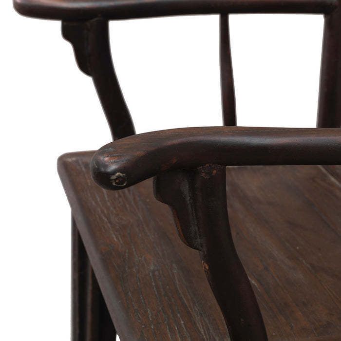 Pair Of Antique Yoke Back Armchairs photo vinterior