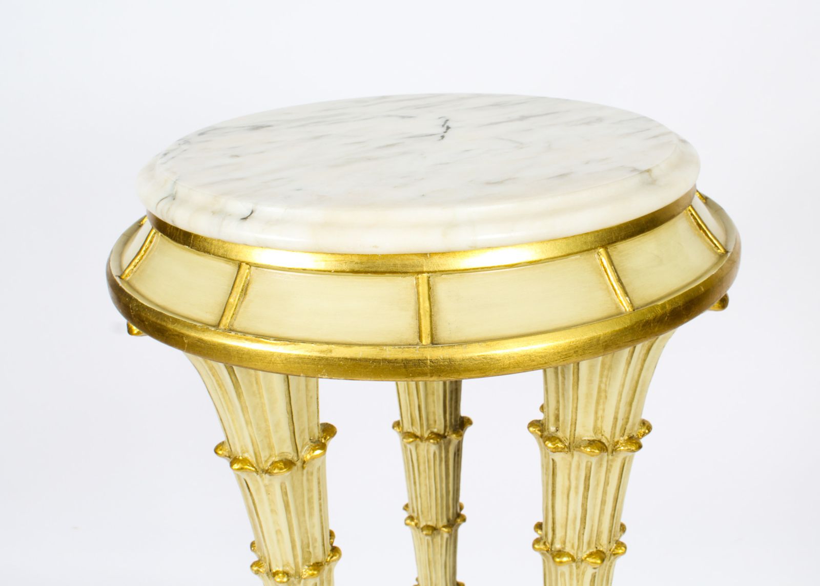 Hollywood Regency Painted Pedestal Mid 20th Century photo for sale