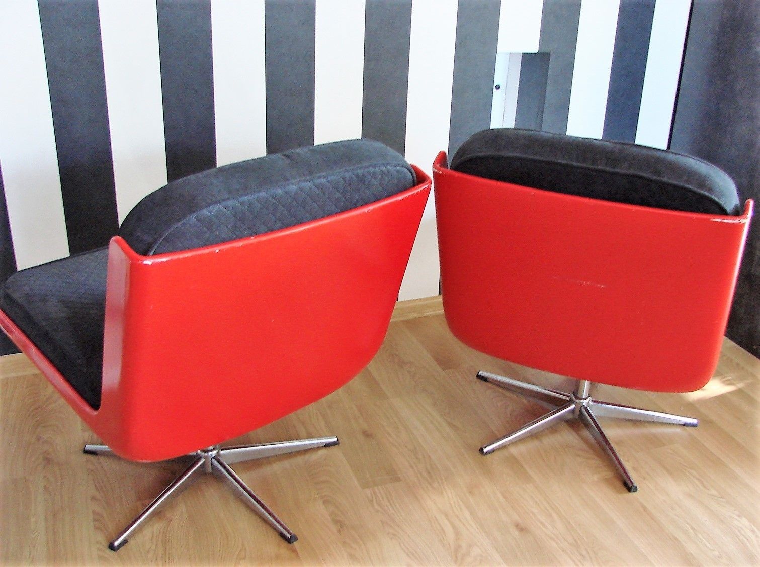 photo vinterior Pair Of Dinna Veb Mobel Kombinat Armchairs, Germany 1960s