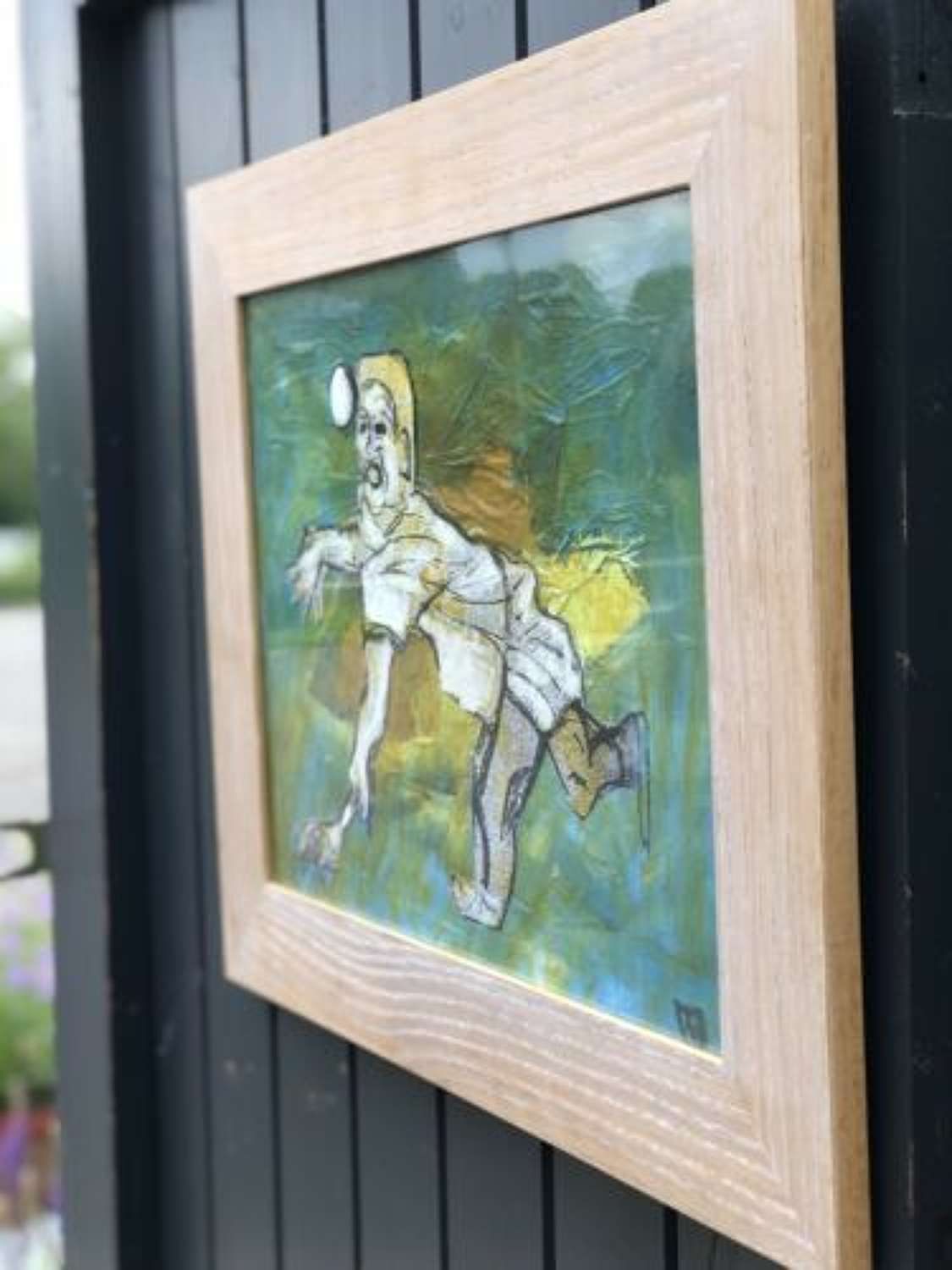 Anyone For Tennis ? Mixed Media Painting By Wendy Jester