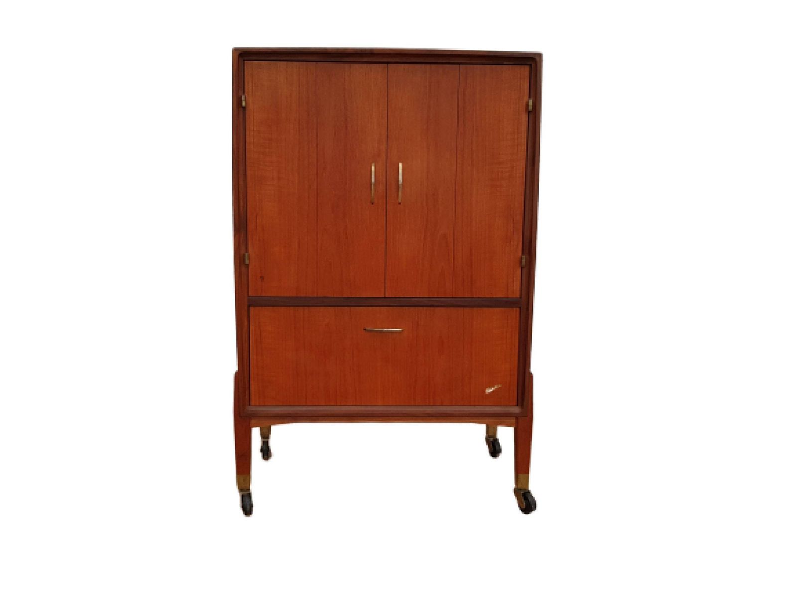 Vintage Deens Televisie  En Grammofoonmeubel, Radio, Eltra Bella Vista, Jaren 1960, Teakhout.