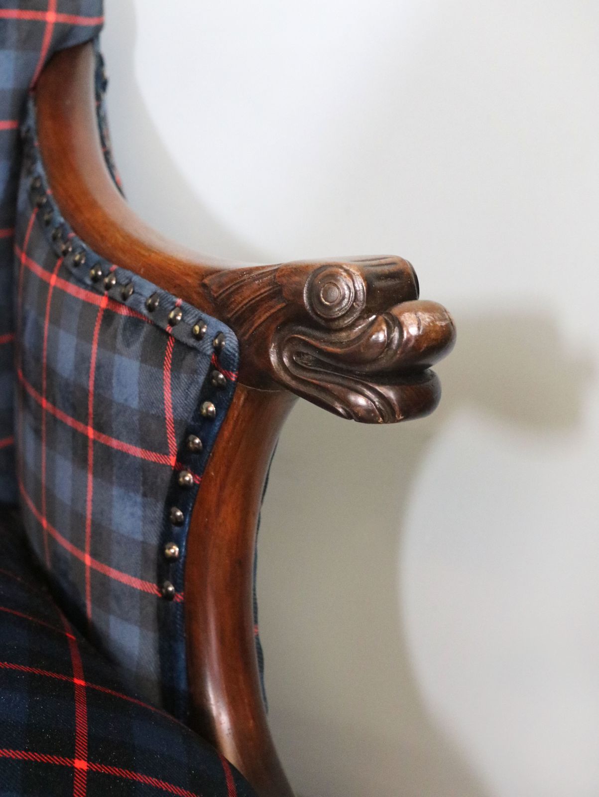 A Lovely Early 20th Century Armchair In The Georgian Style. photo for sale